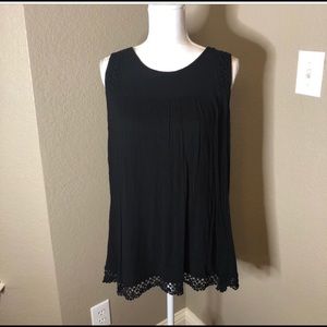NWOT Mossimo Supply Co Sleeveless Top - Blk- XXL